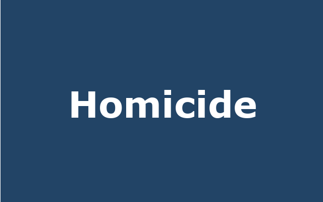 Homicide report link