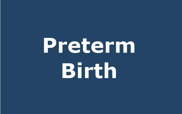 Preterm Births report link